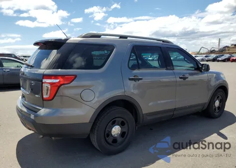 2014 Ford Explorer Police Interceptor из США, поврежденный, VIN 1FM5K8AR0EGC49663